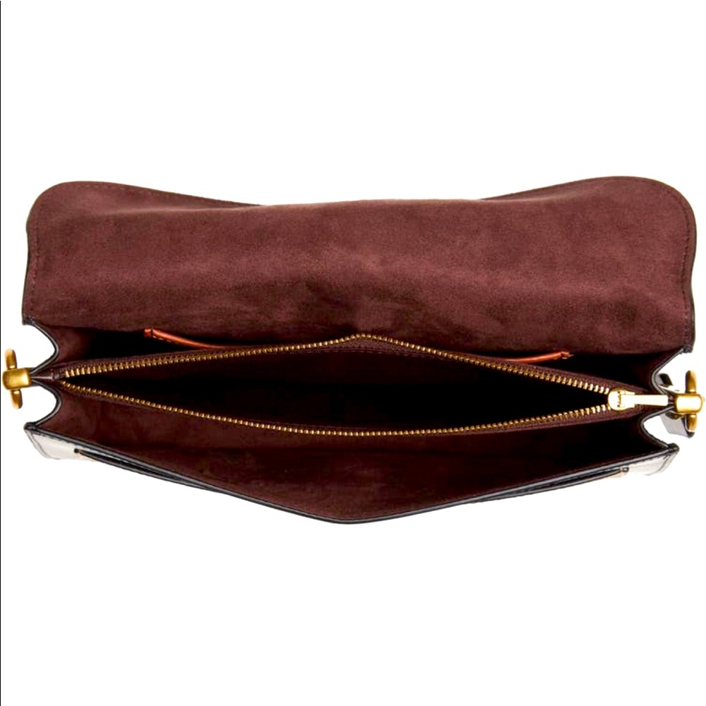 Tabby Signature Coated Canvas & Leather Crossbody Bag Gem